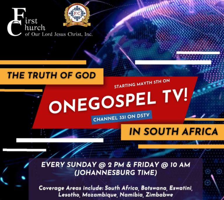 Read more about the article Starting May 5, 2024 – OneGospel TV / In South Africa