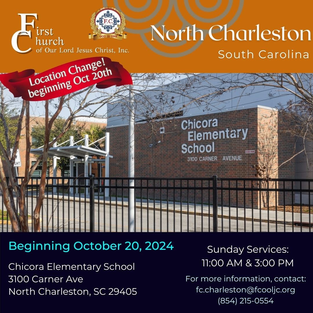 Read more about the article October 20, 2024 – North Charleston, SC / Location Change