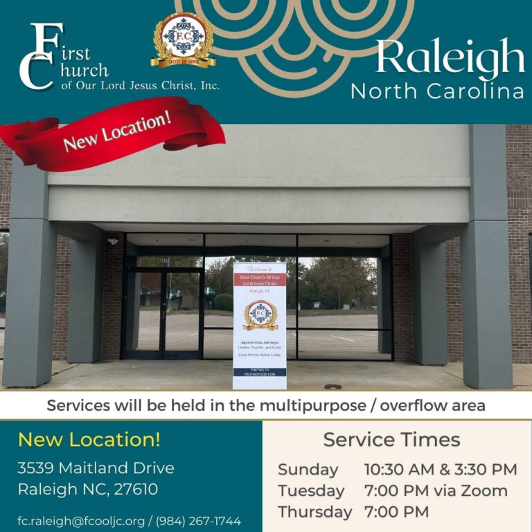 Read more about the article Raleigh, NC / New Location