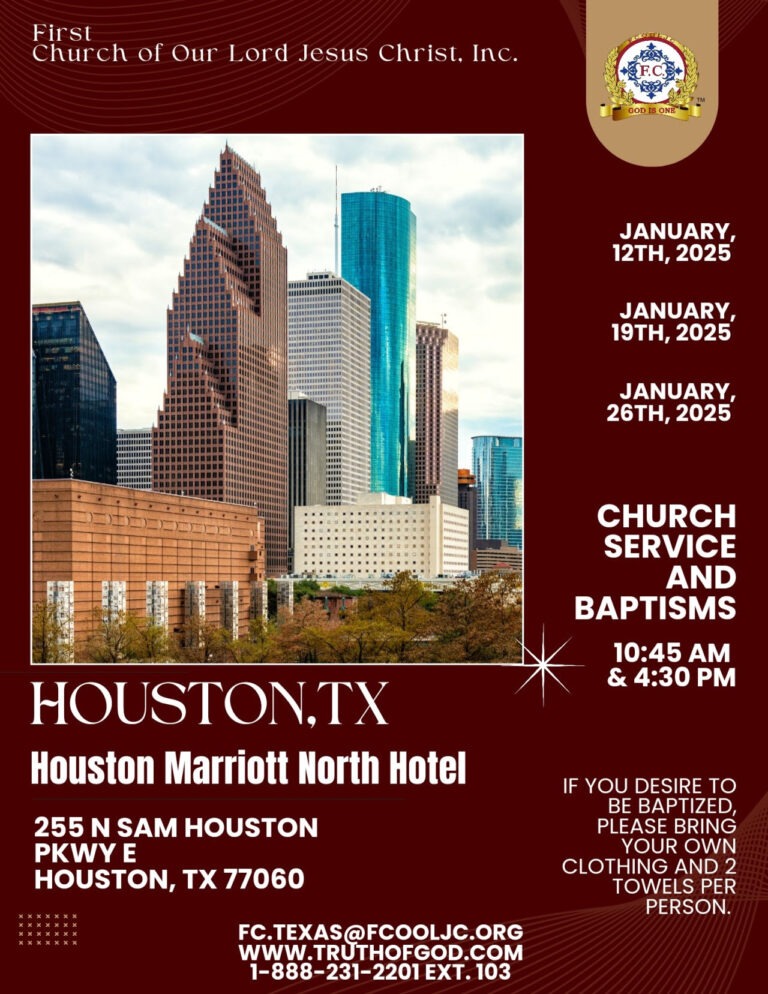 Read more about the article January 2025 – Houston, TX / Service & Baptism