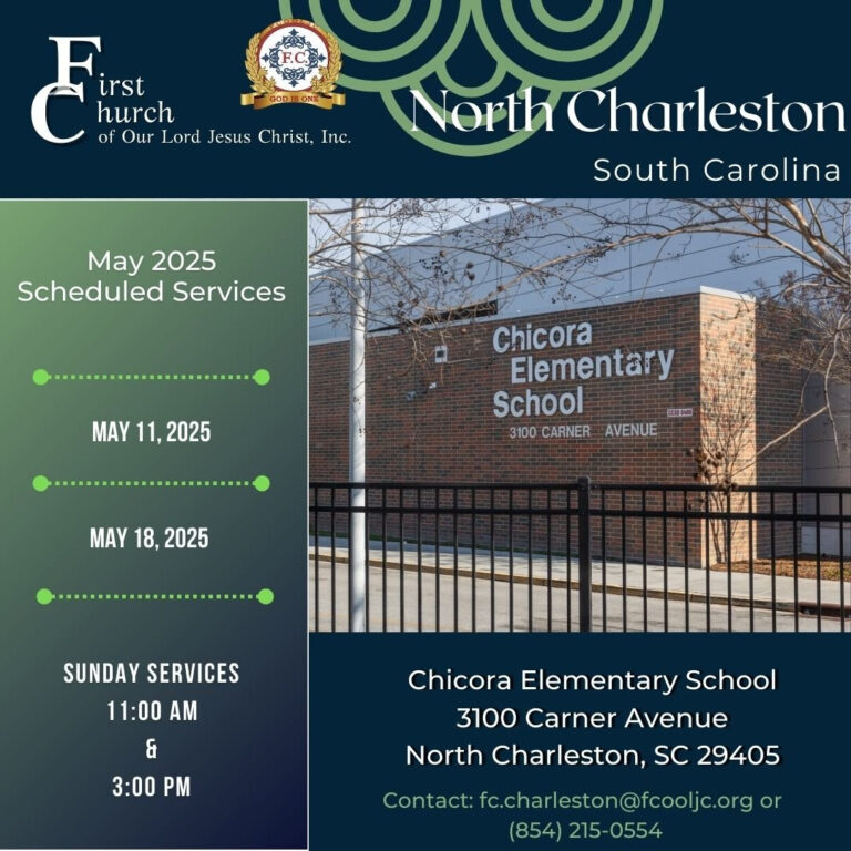 Read more about the article North Charleston, SC – Scheduled Services For May 2025